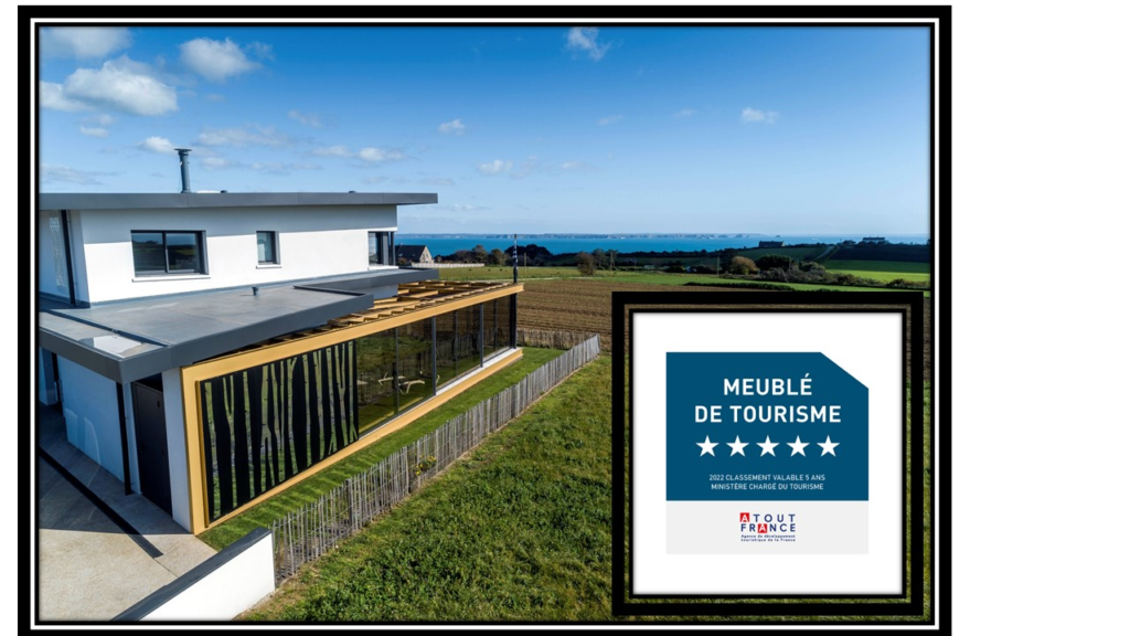 Vue mer sur le gîte Les Gîtes de Fabie à Plougonvelin, Bretagne