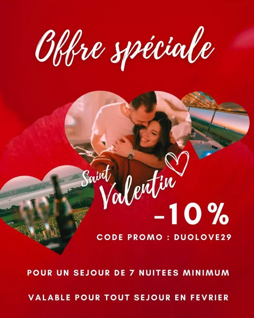 Les gîtes de Fabie, offre Saint Valentin